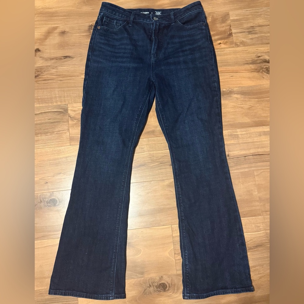 Old Navy Dark Blue Flare Jeans